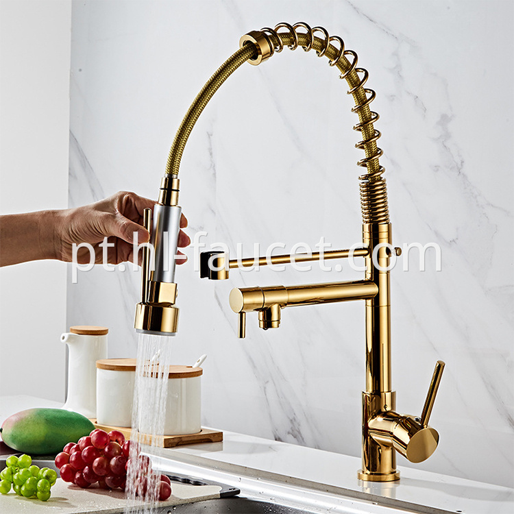 Pull Down Kitchen Tap Mixer